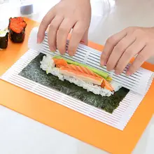 DIY Easy Sushi Roller Pad Plastic Mat Makers Magic Cooking Home Tool G