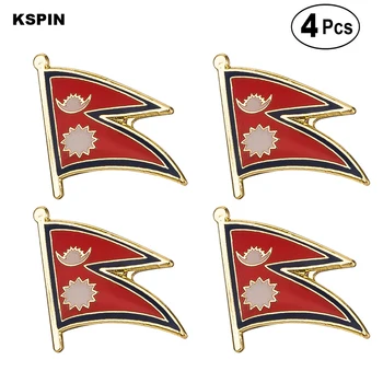 

Nepal Flag Pin Lapel Pin Badge Brooch Icons 4PC