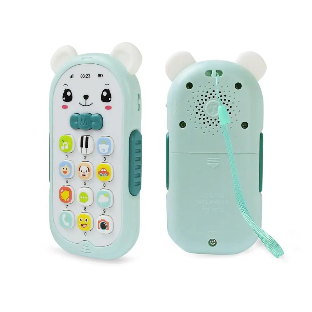 5 Styles Funny Educational Toys Baby Cellphone with Music Light Mobile Phone Baby Teether Toy Kids Chrismtas Gifts 10