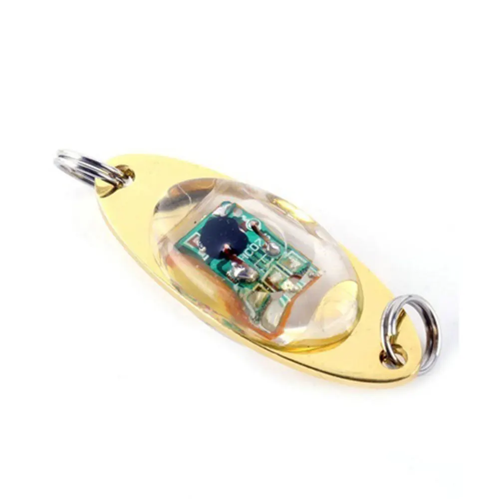 Artificial LED Underwater Eye Shape Fishing Lure Attract Bait Fish Light Tools