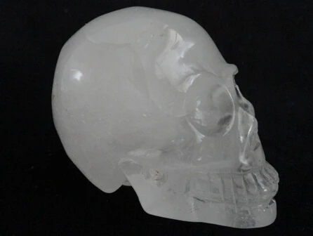 402+NATURAL SKULL QUARTZ CRYSTAL Healing