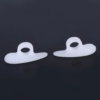 

Single Hole Hallux Valgus Foot Pain Relief Professional Silicon Toe Separator Toe Pad Cramp Hammer Toe Orthotics Toe Separator