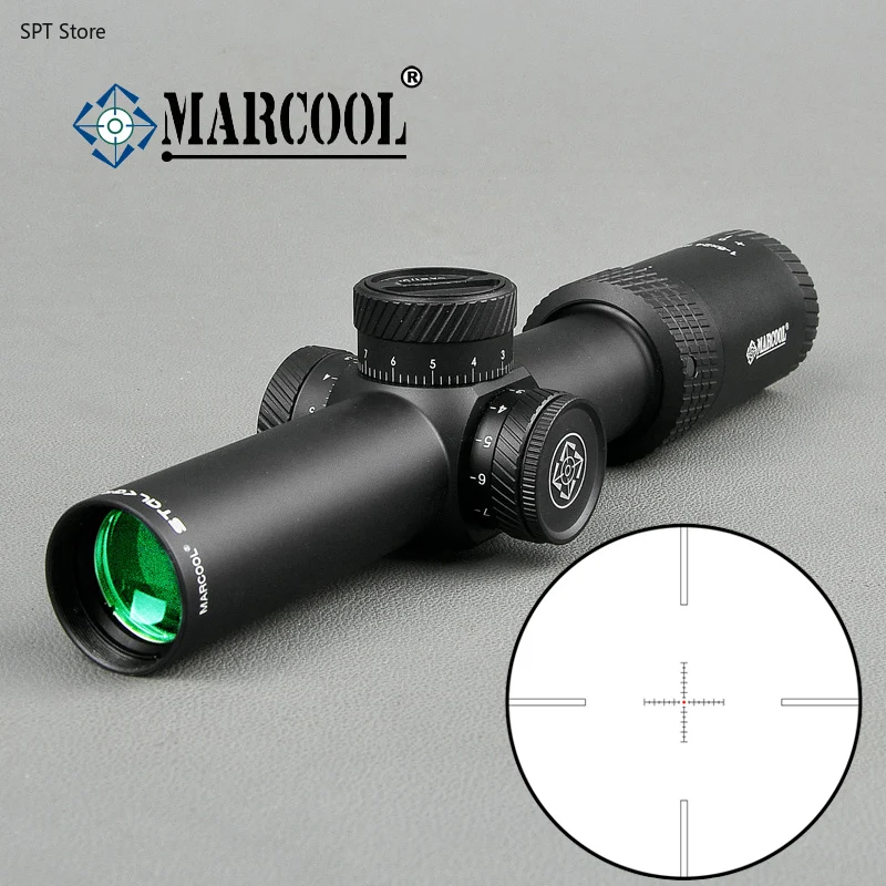 

MARCOOL 1-6x24 IR Optical Sight Scope Short Dot Scope Hunting Riflescope Sniper Airsoft Hunting