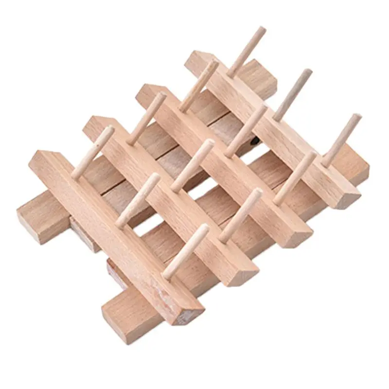 

12 Axis Wooden Thread Rack Spool Storage Sewing Quilting Embroidery Cross Stitch