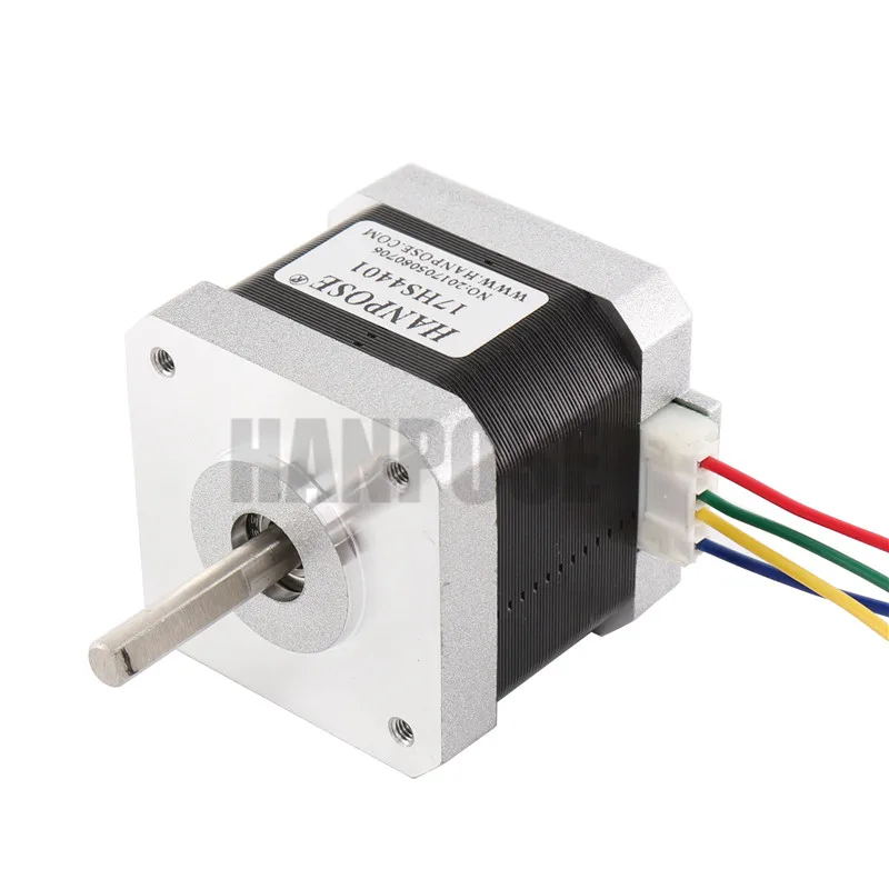 5 pces 4 lead nema17 motor deslizante 42 01
