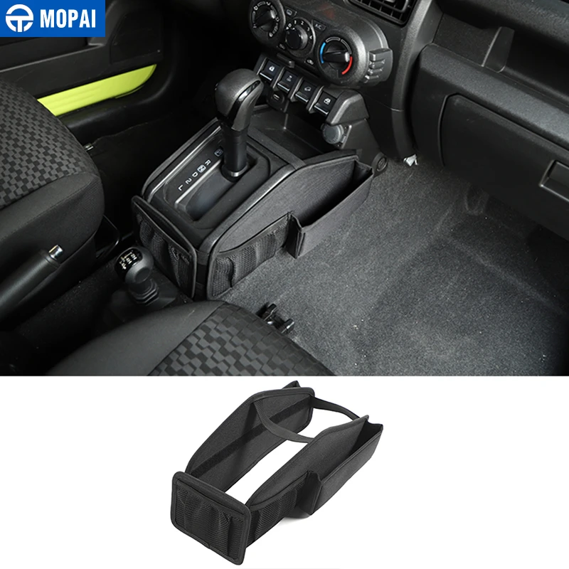 MOPAI Stowing Tidying for Suzuki Jimny JB74 2019+ Car Gear Shift Storage Bag Organizer Tray for Suzuki Jimny 2019+ Accessories