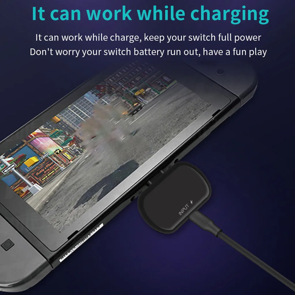 Bluetooth аудио передатчик адаптер usb type-C разъем для NS Переключатель гарнитуры