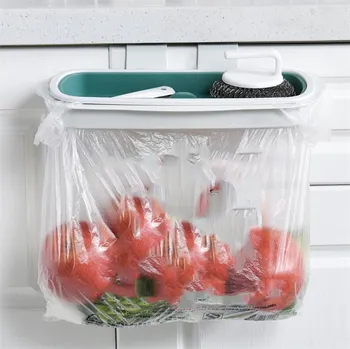 

Kitchen Garbage Bag Holder Trash Bag Holder Garbage Bag Cupboard Door Back Hanging Drawer Storage Rack Cabinet Trash Rack