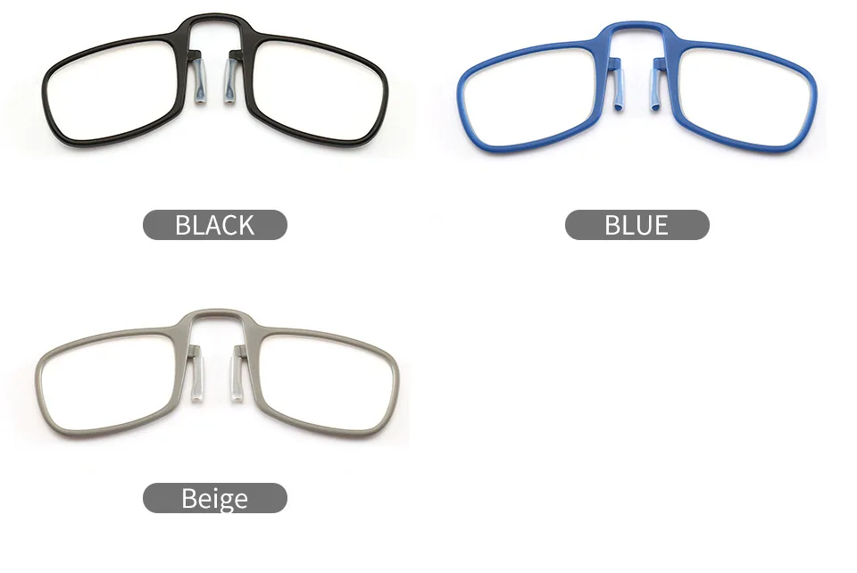 Стильные портативные тонкие очки для чтения с оптикой Pince Nez, без руки, для пожилых мужчин и женщин+ 1,5+ 2,00+ 2,50