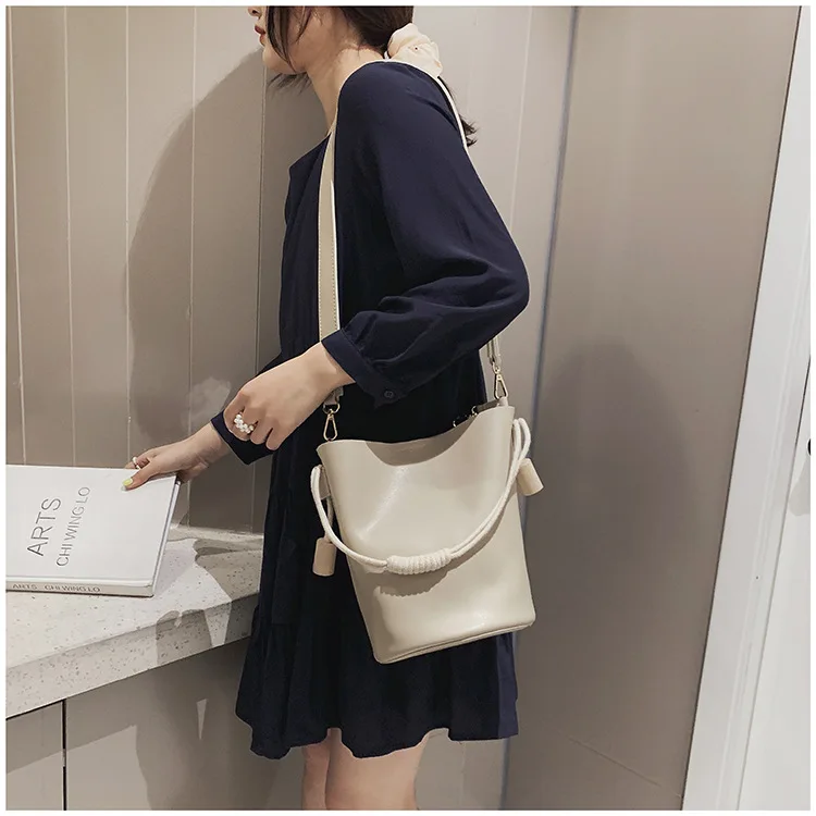 Summer Bucket Bag Two-piece Mother Bag Handbag Fashion Single Shoulder Oblique Satchel Bag