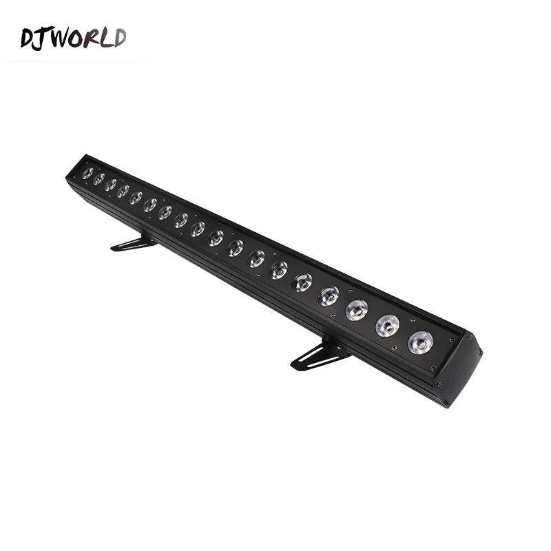 Djworld светодиодный настенный светильник 18x18 Вт RGBWA+ UV 6в1 освещение в помещении прожектор вниз освещение для Dj Дискотека вечерние свадебные бар сцены вечерние ТВ