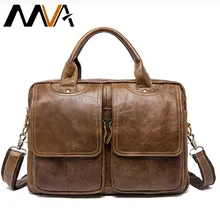 MVA Men s Bag Genuine Leather Messenger Bag Men s Shoulder Bags for Men Big Totes