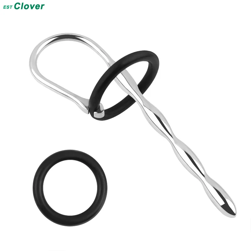 304 Stainless Steel Urethral Plug Male Sounding Dilator Penis Plug Sex Toys F60