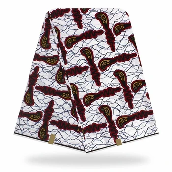 

Real Wax Pagne Fabric Ankara Prints Batik Patchwork Tissu Soft Cotton Top Quality Ankara Loincloth Dress Garment Craft Accessory