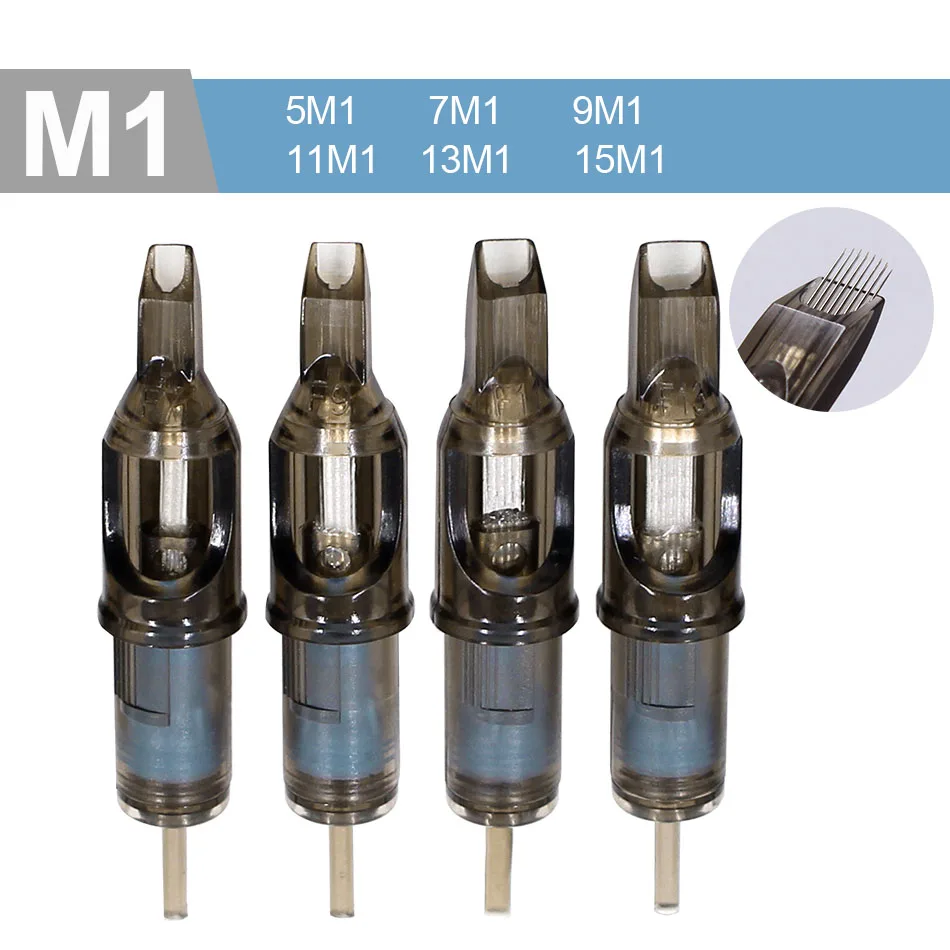 

Biomaser Hot Tattoo Cartridge Needles For Semi-Permanent Makeup Eyebrow Tattoo Pen Machine Supply 5/7/9/11/13/15 M1
