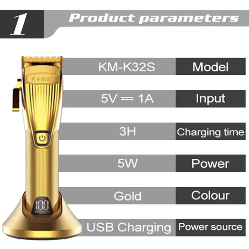 Hair Trimmer For Men Electric Beard Trimmer