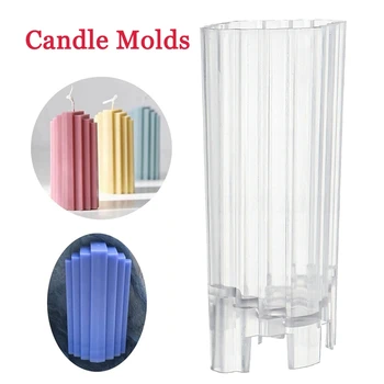 

Candle Molds Candle Making Mould Handmade Soap Molds Clay DIY Craft Tools Iceberg Plastic Camdle Molds