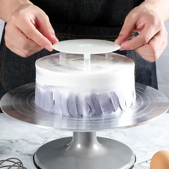 

5pcs Multi-layer Cake Stands Practical Cake Support Frame Round Dessert Support Spacer Piling Bracket Kitchen DIY Cake Tool