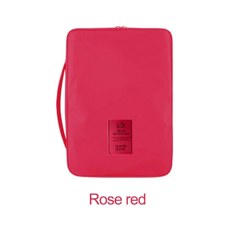 Rose blue Сумка для хранения одежды органайзер уличная сорочка и сумка для галстука для деловой поездки портативный многофункциональный коллекционный мешок Органайзер Сумка - Цвет: Rose blue