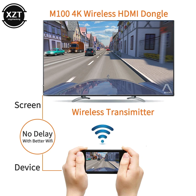 ТВ приставка Anycast Miracast 2 4G/4K беспроводной DLNA AirPlay HDMI Wi Fi дисплей приемник ключ для IOS