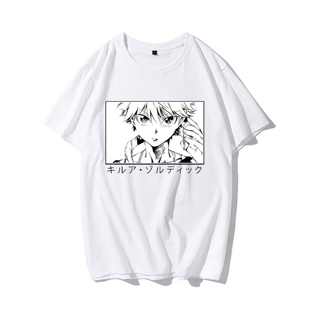 Man Series Cute Cartoon Print Women's T-shirt My Full-time Hunter Fun Clothing Harajuku Japan Casual Top Tee футболки