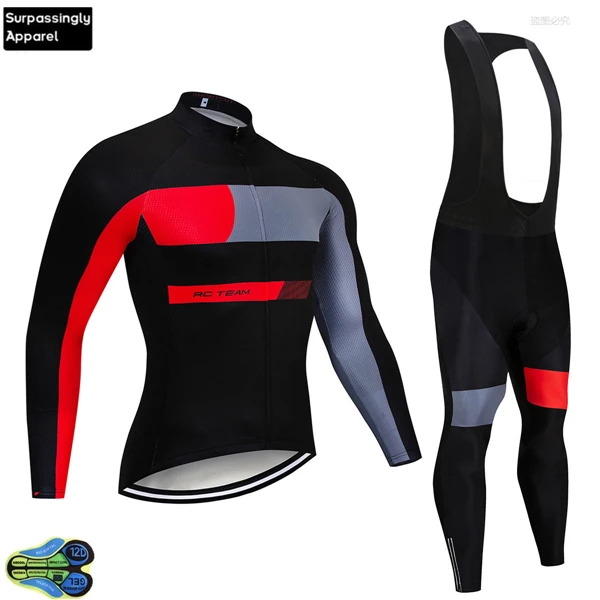 9D Gel Pad UCI Racing Team черная велосипедная майка 12D Pad велосипедные штаны Ropa Ciclismo мужская Весенняя/Осенняя велосипедная одежда - Цвет: 9D Gel Pad