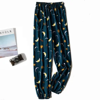 

Casual Pajamas Women Pants Sleepwear Home Clothes Loose Pyjamas Soft Pijamas Homewear 2020 Summer New Intimate Lingerie