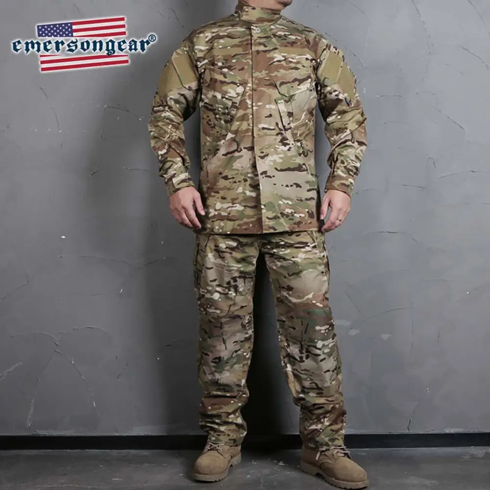 Emersongear Combat R6 рубашка брюки комплект CP полевой тактический военный bdu Униформа