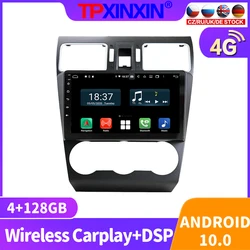 128GB Android 10,0 para Subaru Forester 2015, 2016   2018 Auto Radio Multimedia reproductor de vídeo navegador estéreo GPS Auto 2din SIN DVD