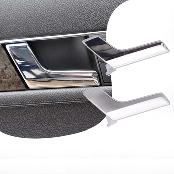 

New Front/Rear Chrome Car Inner Door Handle Repair Kit for Mercedes-Benz W204 S204 Trim Cover Car Interior Accessories