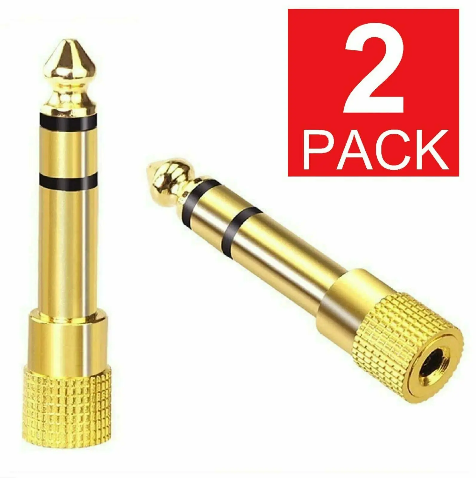6.3mm 1/4&quot Male plug to 3.5mm 1/8&quot Female Jack Stereo Headphone Audio Adapter | Компьютеры и офис