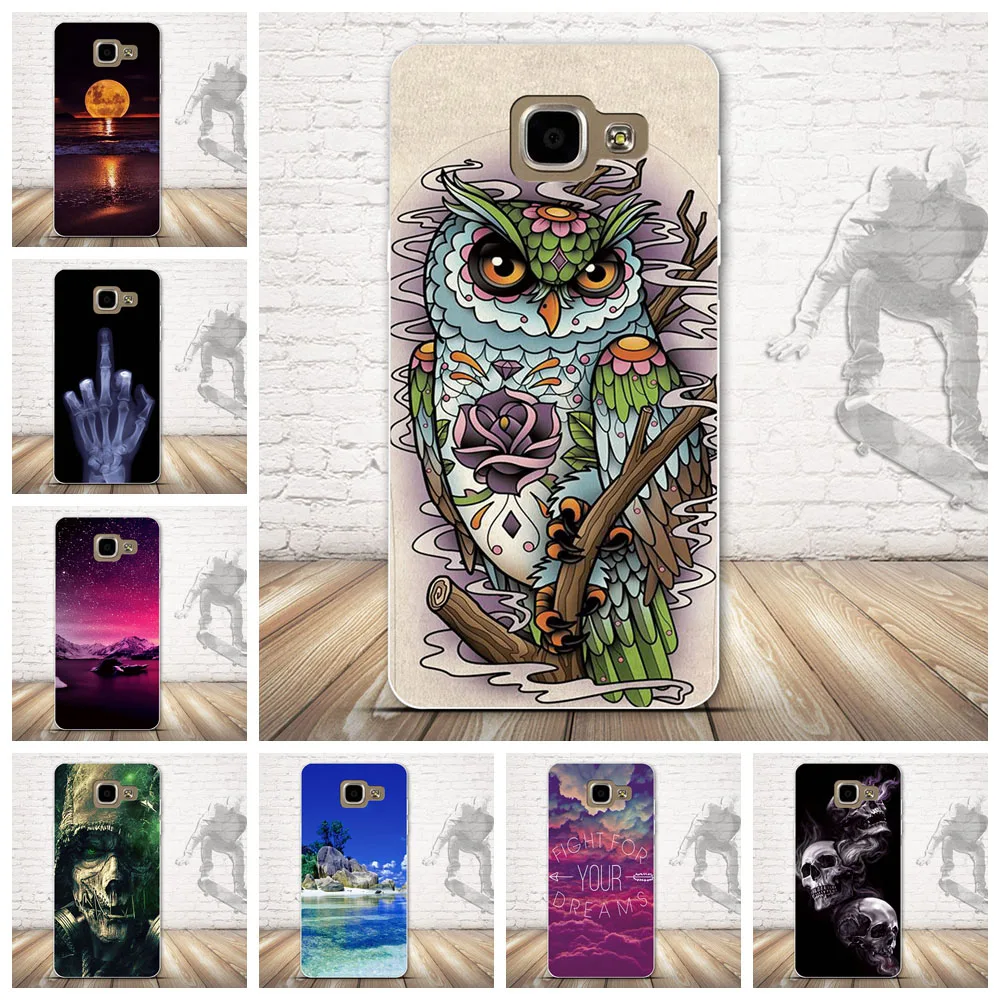 Fundas Samsung Galaxy A5 a510f A510 sm-a510f чехол для телефона Силоне ТПУ 3D милый с изображением 6 A6
