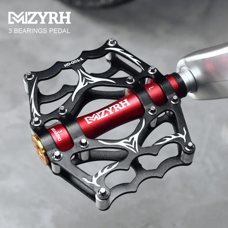 MZYRH 12 цветов Y05 велосипедные педали сверхлегкие алюминиевые герметичные с
