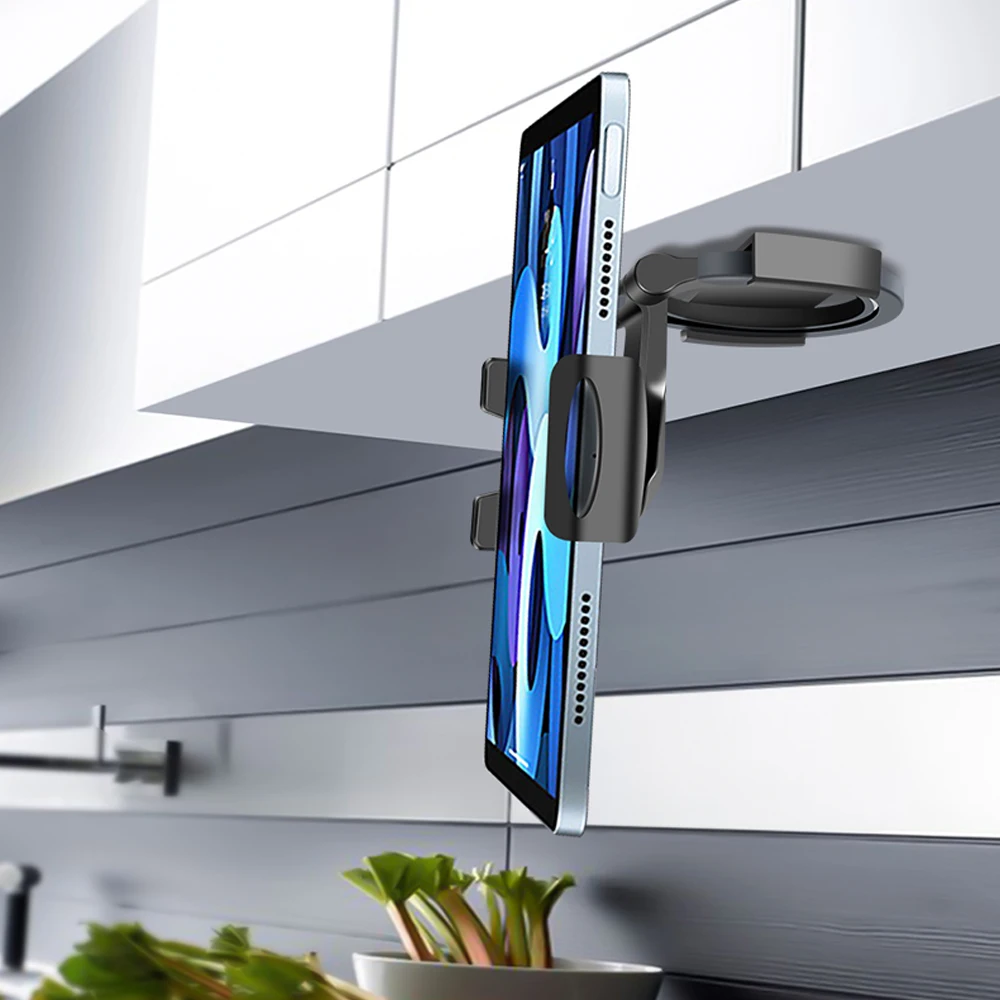Suporte de Parede Ajustável Tablet Suporte Dobrável Suporte para Ipad Pro 12.9 Iphone 12 Samsung Xiaomi Huawei Suporte para Celular - Imagem 4