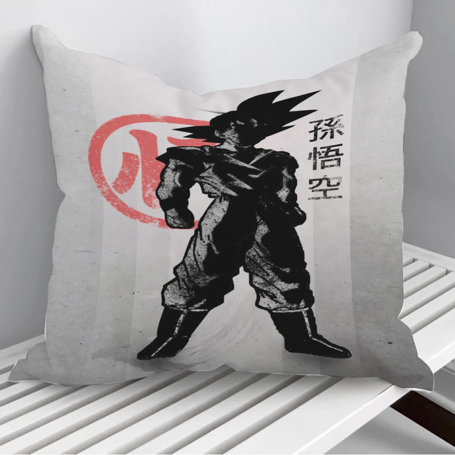 Crimson Super Hero Goku Pillowcase Decorative Sofa Cushion Case Bed Pillow Cover Home Decor Car 45*45cm | Дом и сад