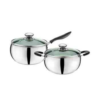 

Food Supplement Pot Household Soup Pot Milk Pot Porridge Cooking Noodles Stainless Steel Thick Non-stick Cooker Gas Stove