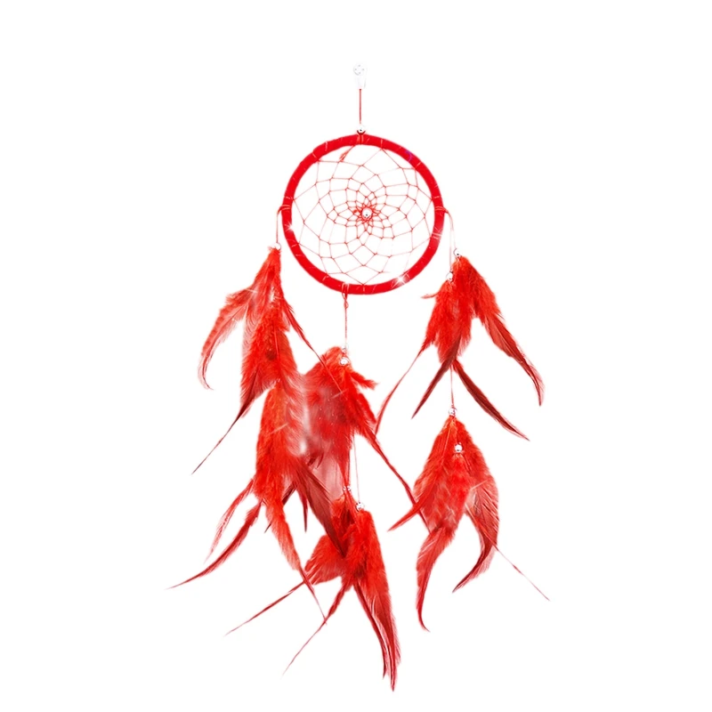 Dream Catcher Handmade Feather Dream Catcher Room Decoration Charm Dream Catchers Wall Hanging Decor Kids Gift