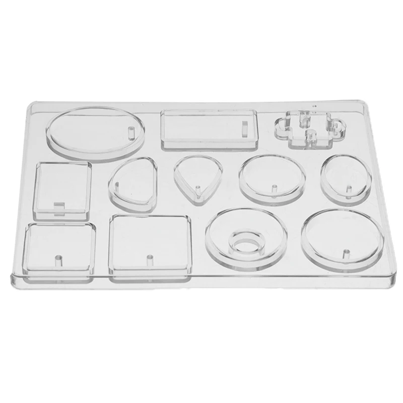 12 Grid Cabochon Silicone Mold Necklace Pendant Epoxy UV Resin Mould Hand Craft DIY Jewelry Making Tools | Украшения и аксессуары