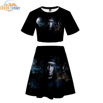 

Yokai Ningen Bem The Movie 3D printing summer Casual Cool Two Piece sets Women Cool sexy Sets Clothes Tops Hot Sales women sets