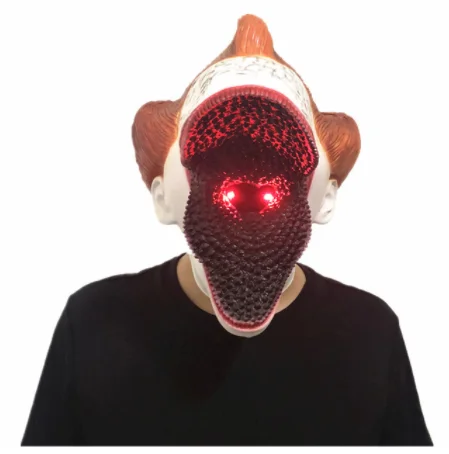 LED MASK Маска клоуна Pennywise Стивен Кинг это латексная светодиодный маска Ужас Хэллоуин косплей реквизит - Цвет: LED MASK