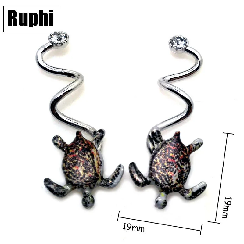 

Hawksbill Turtle Flip Flops Ornament Spiral Buttons Summer Slippers Tortoise shell Decorative Jewelry Accessories
