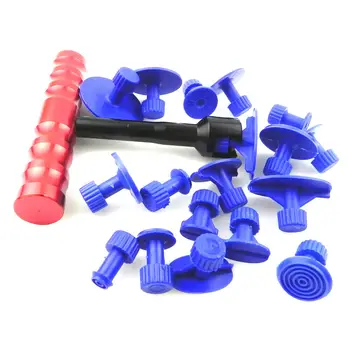 

Red Dent Repair T-Shaped Paintless Lifter Tools With Puller Tab Set Supplies