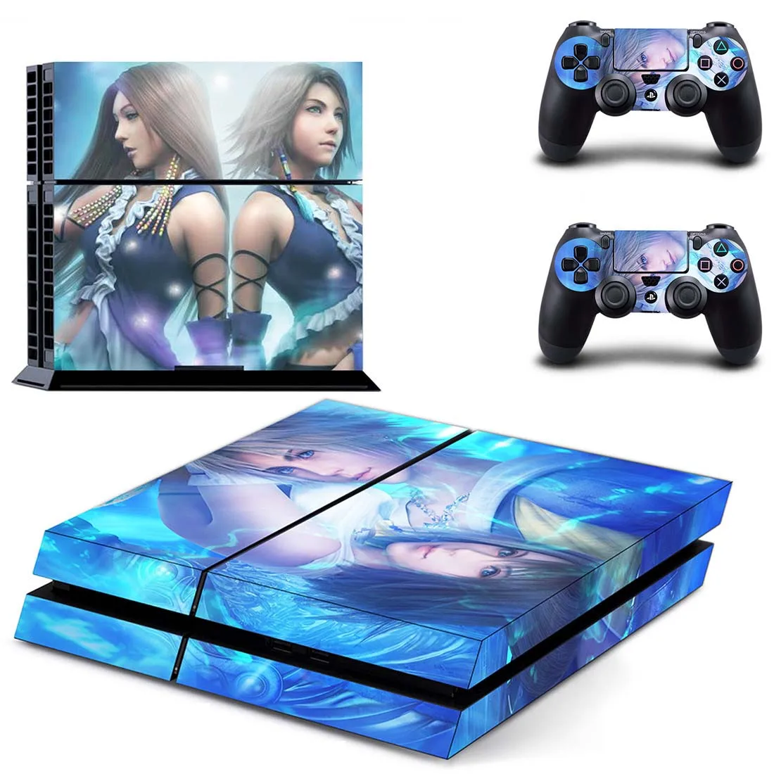 PS 4 наклейка Final Fantasy Play station 4 наклейка s, наклейка для PS4 наклейка Pegatinas Adesivo для консоли playstation 4 и 2 контроллера