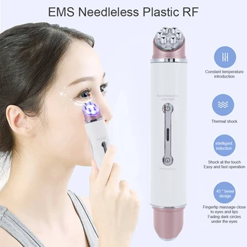 

Double Head RF&EMS Radio Mesotherapy Electroporation Face Beauty Pen Frequency LED Photon Face Skin Rejuvenation Remover Wrinkle