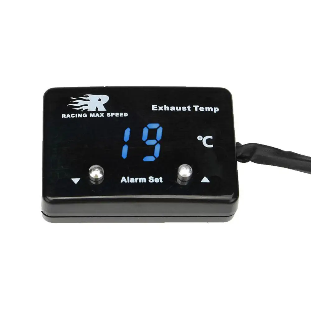 Digital Car Exhaust Gas Temp Gauge LED Display EGT Temperature Meter Sensor