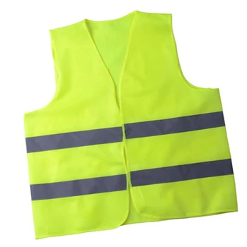 

Reflective Adjustable Safety Security High Visibility Vest Gear Stripes Jacket