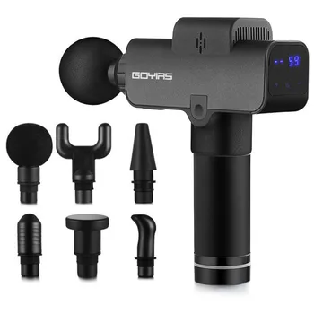 

2020 Massage Gun Cordless Percussion Massager Quiet Powerful 6 Massage Heads 20 speed Muscle massage relaxation With Bag