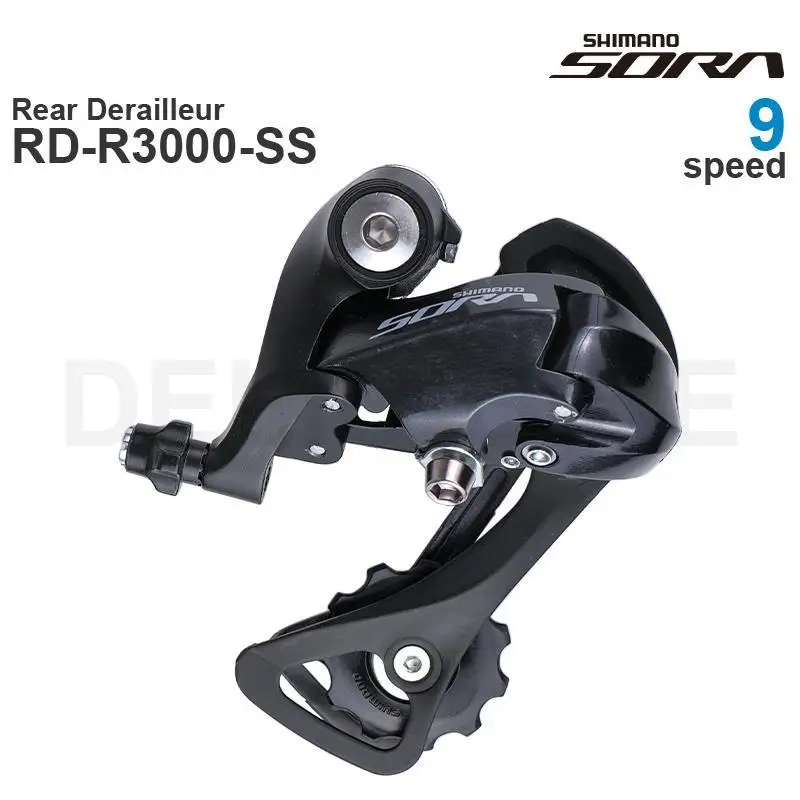 Shimano SORA RD-R3000 Deragliatore posteriore a 9 velocità GS Cambio posteriore 9 velocità Shimano SORA RD-R3000 Deragliatore posteriore a 9 velocità GS Cambio posteriore 9 velocità