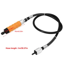 Электрический деревообрабатывающий резьба по дереву долото гравировка нож инструмент 5 лезвий гаечный ключ Мягкая трубка машина Удлинитель Набор