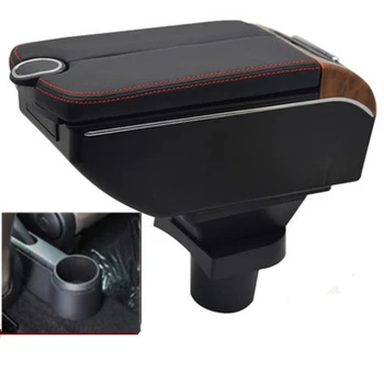 

For citigo UP armrest box Double doors open 7USB Centre Console Storage Box Arm Rest